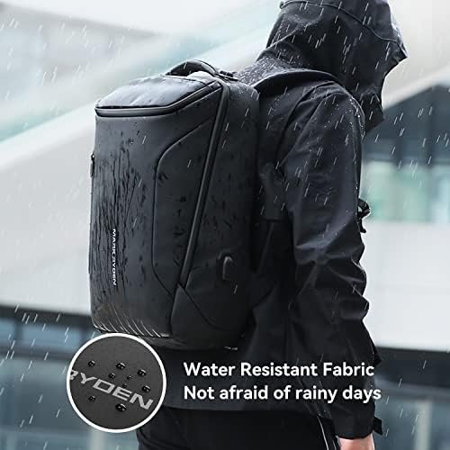 MARK RYDEN Business Backpack for Men, Waterproof High Tech Backpack with Sport Car Shape Design and USB Charging Port, Travel Laptop Backpack Fits 17.3 Inch Notebook - Image 5