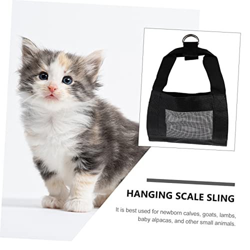 Healeved Livestock Weighing Sling Hanging Scale Sling Livestock Weight Hanging Bag Calf Sling for Lifting Calf Weighing Sling Livestock Scale Hanging Sling Nylon Animal Heavy Scale - Image 4