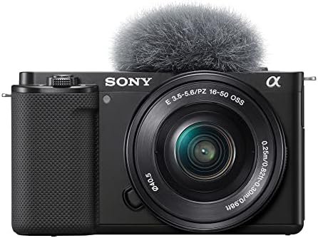 Sony Alpha ZV-E10 - APS-C Interchangeable Lens Mirrorless Vlog Camera Kit - Black - Image 2