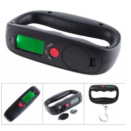 Digital Luggage Scale, 110LB/50kg LCD Backlit Electronic Hand Held Hook Hanging Mini Precise & Accurate Travel Scale, Multi Weight Conversion, Tare Function, Simple 1 Touch Operation, CR2032 Included - Image 5