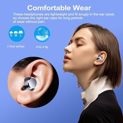 Ear Buds Wireless Bluetooth Earbuds Bluetooth 5.3 Headphones with 4 ENC Noise Cancelling Mic Powerful Bass In-Ear Earbuds with LED Display 128H IP7 Waterproof 2024 New Earphones for Ios/Android - Image 7