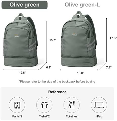 coofay Small Gym Backpack For Women Waterproof Backpack With Shoe Compartment Lightweight Travel Backpack Sports Backpack Large Gym Bag - Image 2