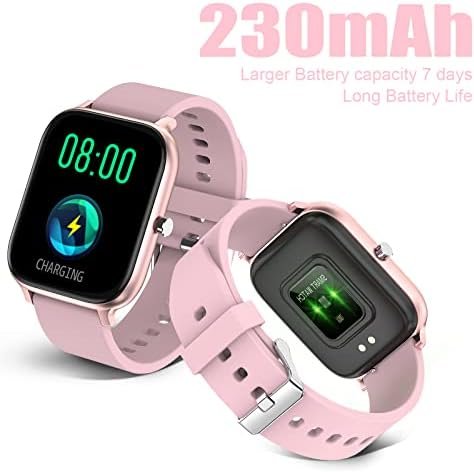 Smart Watch for Men Women Compatible with iPhone Samsung Android Phone 1.69“ Full Touch Screen Watch IP68 Waterproof Bluetooh Fitness Tracker Smart Watch with Heart Rate/Sleep Monitor - Image 7