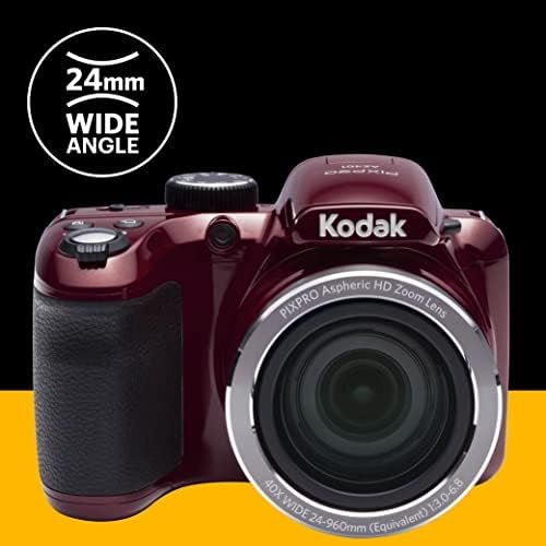 Kodak AZ401RD Point & Shoot Digital Camera with 3" LCD, Red - Image 5