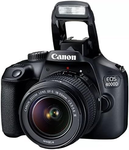 Canon EOS 4000D / Rebel T100 DSLR Camera w/EF-S 18-55mm F/3.5-5.6 Zoom Lens + 64GB Memory, Filters,Case, Tripod, Flash, and More (34pc Bundle) (Renewed) - Image 8