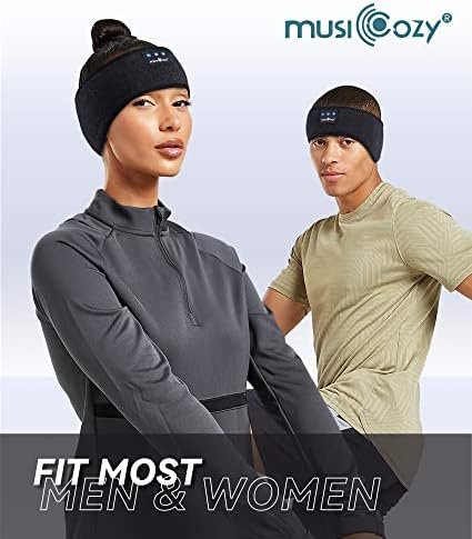 MUSICOZY Sleep Headphones Bluetooth 5.2 Headband, Sports Wireless Earphones Music Sleeping Eye Mask Earbuds with HD Stereo Speaker for Mom Women Men Teen Running Cool Gadgets Unique Gifts - Image 4