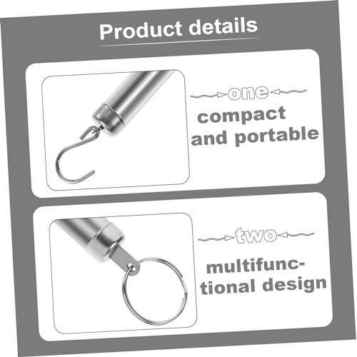 Kitchen Hook Scale Weight Scale Luggage Scale Hanging Scale Weighing Scale for Luggage Fish Scale Kitchen Scale Hand Scale Fishing Scale with Hook Stainless Steel Bag Travel - Image 6