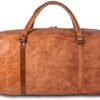 KPL Large 32 inch duffel bags for men holdall leather travel bag overnight gym sports weekend bag - Image 8