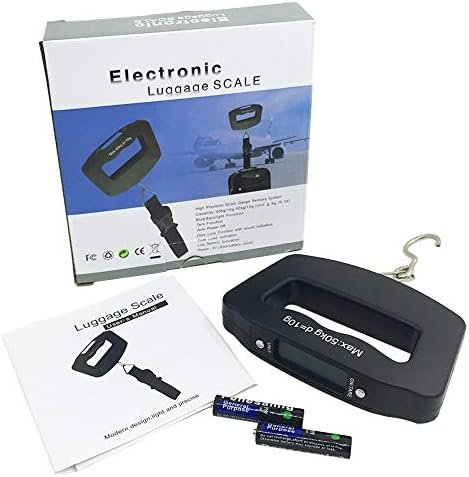 AFUNTA 50Kg 10g LCD Home Electronic Digital Portable Hanging Weight Hook Travel Luggage Scale - Image 7