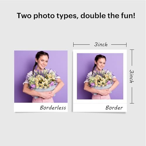 KODAK Mini Shot 3 Retro 4PASS 2-in-1 Instant Digital Camera and Photo Printer (3x3 inches) + 60 Sheets Cartridge Bundle, White - Image 7