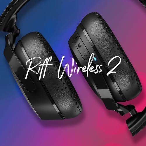 Skullcandy Riff 2 On-Ear Wireless Headphones, 34 Hr Battery, Microphone, Works with iPhone Android and Bluetooth Devices - Black - Image 8