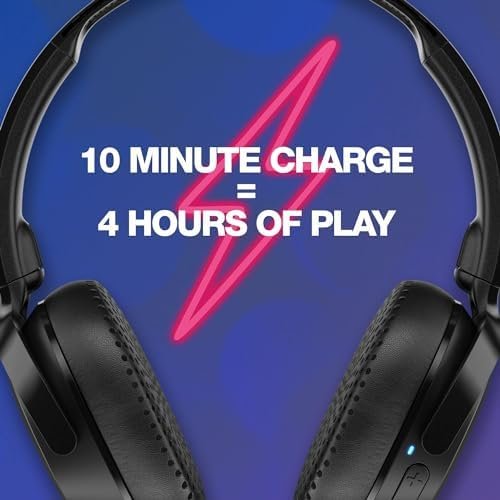 Skullcandy Riff 2 On-Ear Wireless Headphones, 34 Hr Battery, Microphone, Works with iPhone Android and Bluetooth Devices - Black - Image 5