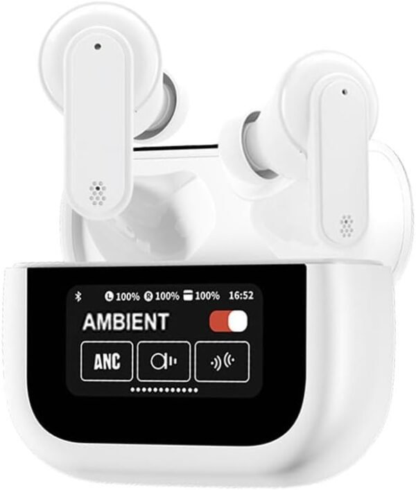 Wireless Earbuds Bluetooth Headphones 40H Play Time 5.3 Bluetooth with Charging Case,Touch Control,IPX7 Waterproof Sweat-Proof Earphones, LED Power Display,in-Ear Headphones for Android/iOS