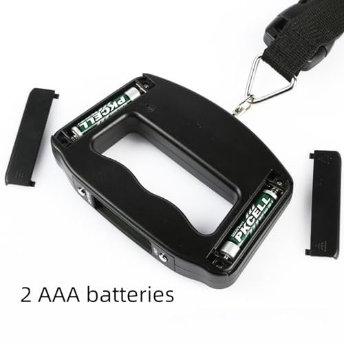 Portable Portable Travel Luggage Electronic Scale, Digital LCD Hanging Suitcase Weighing Scale 110 pounds/50 kilograms, Fishing, Luggage, Gifts (Luggage Strap) - Image 7