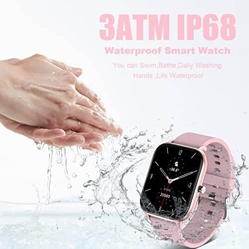 Smart Watch for Men Women Compatible with iPhone Samsung Android Phone 1.69“ Full Touch Screen Watch IP68 Waterproof Bluetooh Fitness Tracker Smart Watch with Heart Rate/Sleep Monitor - Image 6