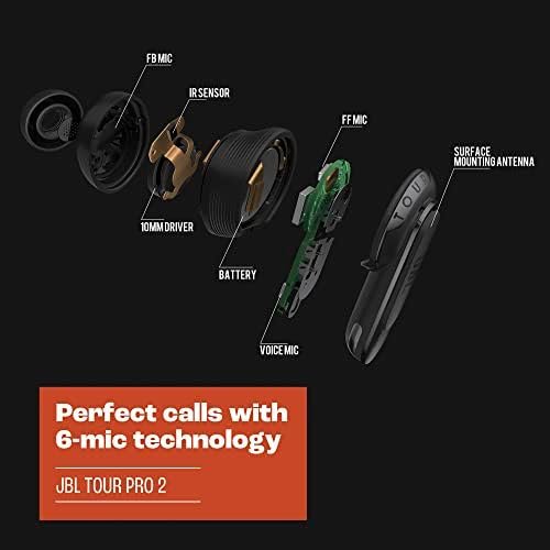 JBL Tour Pro 2 (Champagne) - True Wireless Noise Cancelling Earbuds - Image 7