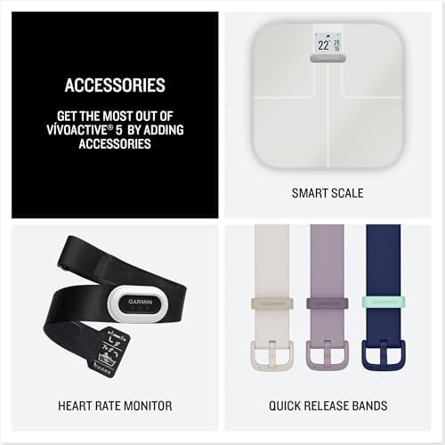 Garmin vívoactive 5, Health and Fitness GPS Smartwatch, AMOLED Display, Up to 11 Days of Battery, Black - Image 7