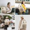 LOVEVOOK Laptop Backpack for Women 15.6 Inch Laptop Bag with USB Port, Fashion Waterproof Backpacks Teacher Nurse Stylish Travel Bags Vintage Daypacks for College Work - Image 6