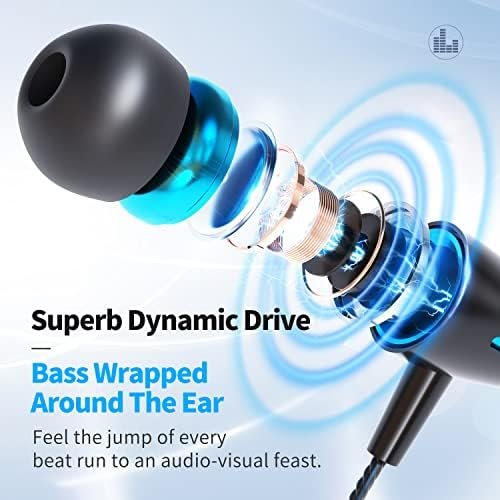 Kirababy Earbuds Wired with Microphone, 5 Pack Wired Headphones with Powerful Heavy Bass, High Definition, Earphones Wired 3.5mm Jack - Image 5