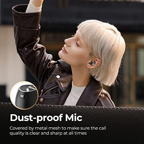 SoundPEATS Free2 Classic Wireless Earbuds Bluetooth V5.1 Headphones with 30Hrs Playtime in-Ear Wireless Earphones, Built-in Mic for Clear Calls, Touch Control, Single/Twin Mode, Stereo Sound - Image 5