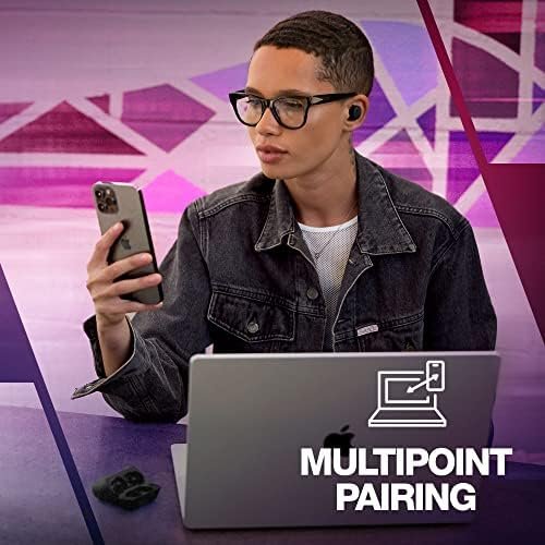 Skullcandy Mod In-Ear Wireless Earbuds, 34 Hr Battery, Microphone, Works with iPhone Android and Bluetooth Devices - Black - Image 6