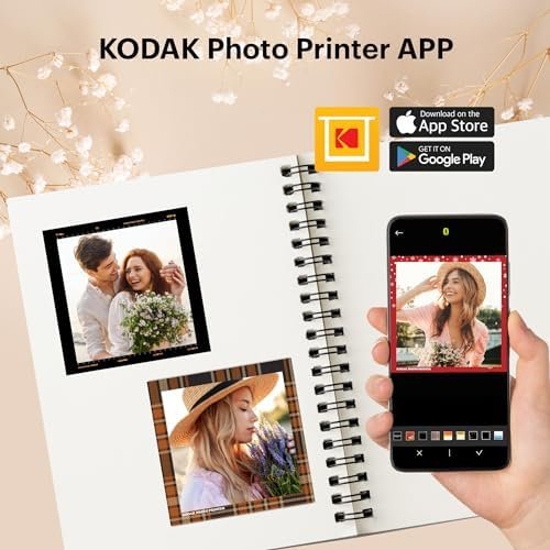 KODAK Mini Shot 3 Retro 4PASS 2-in-1 Instant Digital Camera and Photo Printer (3x3 inches) + 60 Sheets Cartridge Bundle, White - Image 8