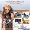 4K Digital Camera for Photography and Video, 48MP Vlogging Camera with SD Card Autofocus Anti-Shake, 3'' 180° Flip Screen Digital Camera with Flash 16X Zoom, Compact Camera for Travel (2 Batteries) - Image 5