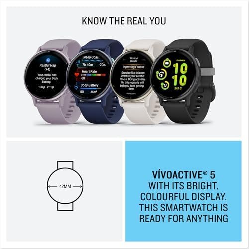 Garmin vívoactive 5, Health and Fitness GPS Smartwatch, AMOLED Display, Up to 11 Days of Battery, Black - Image 8