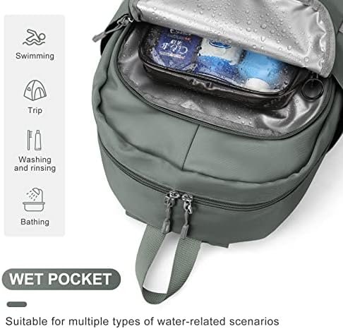 coofay Small Gym Backpack For Women Waterproof Backpack With Shoe Compartment Lightweight Travel Backpack Sports Backpack Large Gym Bag - Image 4