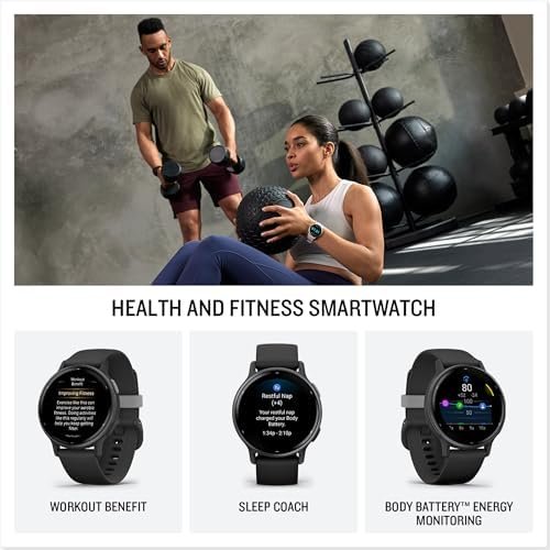 Garmin vívoactive 5, Health and Fitness GPS Smartwatch, AMOLED Display, Up to 11 Days of Battery, Black - Image 3