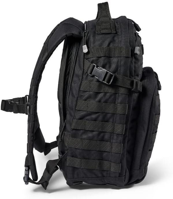 5.11 Tactical Backpack – Rush 12 2.0 – Military Molle Pack, CCW and Laptop Compartment, 24 Liter, Small, Style 56561, Black - Image 7