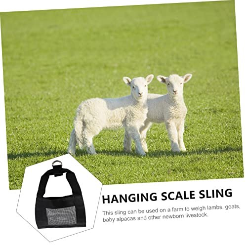 Healeved Livestock Weighing Sling Hanging Scale Sling Livestock Weight Hanging Bag Calf Sling for Lifting Calf Weighing Sling Livestock Scale Hanging Sling Nylon Animal Heavy Scale - Image 2