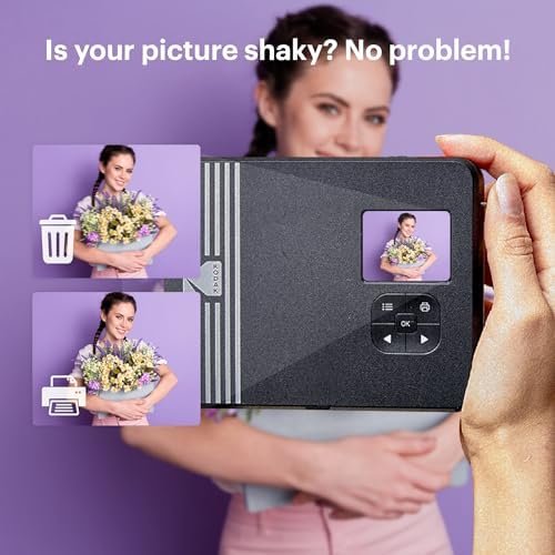 KODAK Mini Shot 3 Retro 4PASS 2-in-1 Instant Digital Camera and Photo Printer (3x3 inches) + 60 Sheets Cartridge Bundle, White - Image 5