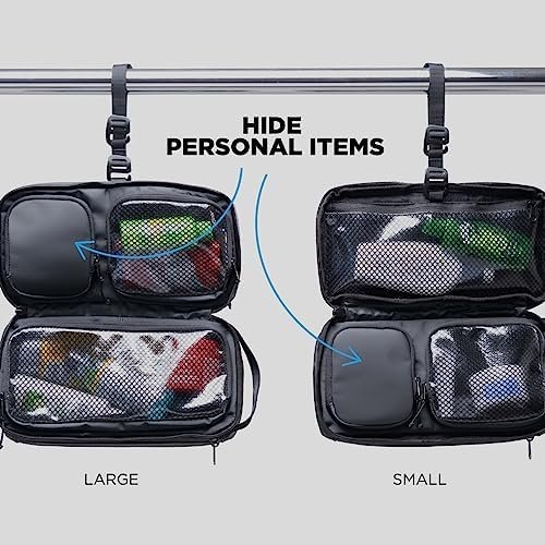 NOMATIC Toiletry Bag for Travel - Great for Travel Size Toiletries - Travel Essentials Wash Bag - Travel Makeup Bag, (Black), Small V2 - Image 7