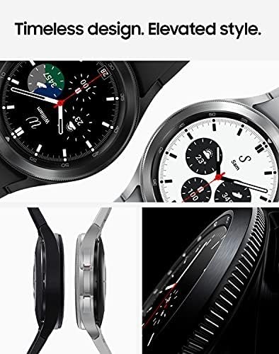 SAMSUNG Galaxy Watch 4 Classic 46mm Smartwatch with ECG Monitor Tracker for Health, Fitness, Running, Sleep Cycles, GPS Fall Detection, Bluetooth, US Version, Silver - Image 7