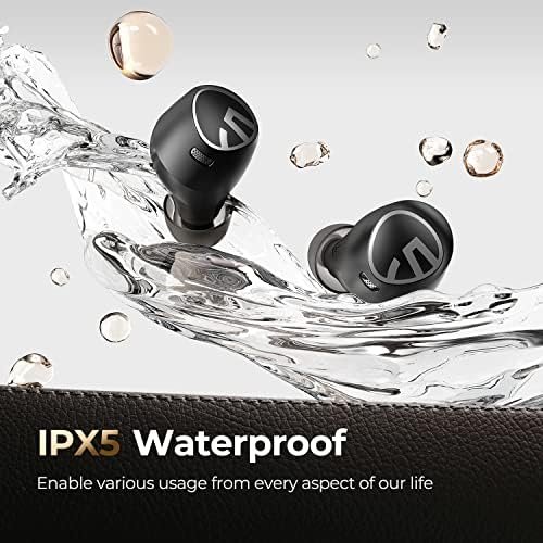 SoundPEATS Free2 Classic Wireless Earbuds Bluetooth V5.1 Headphones with 30Hrs Playtime in-Ear Wireless Earphones, Built-in Mic for Clear Calls, Touch Control, Single/Twin Mode, Stereo Sound - Image 7