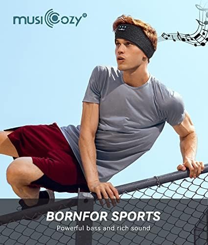 MUSICOZY Sleep Headphones Bluetooth 5.2 Headband, Sports Wireless Earphones Music Sleeping Eye Mask Earbuds with HD Stereo Speaker for Mom Women Men Teen Running Cool Gadgets Unique Gifts - Image 2