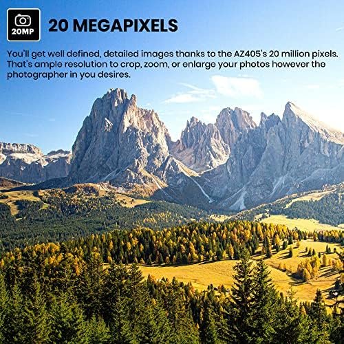 Kodak PIXPRO AZ405 Digital Camera (White) Bundle with Case, 32 GB SD Memory Card, Memory Card Wallet, Card Reader, Table Tripod, 4 AA Batteries & White Charger and Cloth - Image 2