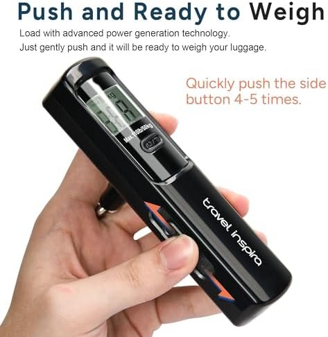 travel inspira Luggage Scale, Travel Essentials, Portable Digital Hanging Baggage Scale for Travel, Suitcase Weight Scale - Image 6
