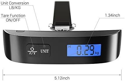 Dr.meter PS02 Luggage Scale, Black+Blue - Image 3