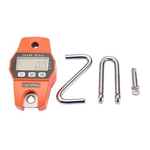 Digital Luggage Scale 300kg/660lb Hanging Baggage Scale with Backlit LCD-Display Portable Suitcase Weighing Scale Hanging Weight Scale 660lb Capacity - Image 6