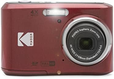 Kodak PIXPRO FZ45 Digital Camera + Black Point & Shoot Camera Case + Transcend 64GB SD Memory Card + Tri-fold Memory Card Wallet + Hi-Speed SD USB Card Reader + More! (Red) - Image 5