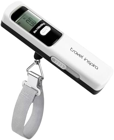 travel inspira Luggage Scale, Travel Essentials, Portable Digital Hanging Baggage Scale for Travel, Suitcase Weight Scale - Image 4