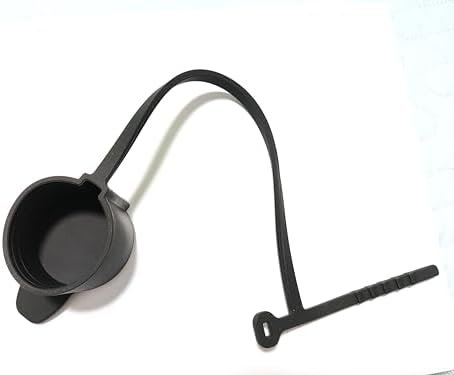 EV Charger Plug Port Cover with Adjustable Zip Ties - Dust Resistant J1772 Plug Protective Cover, Replacement Dust Cap/Cover for J1772 Connector - Image 2