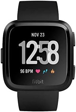 Fitbit Versa Smart Watch, Black/Black Aluminium, One Size (S & L Bands Included) - Image 2