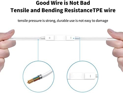Earbuds Wired Headphones, Wired Earphones Lossless Sound Quality, Earbuds for Clear Calls, Built-in Microphone Noise Reduction Headphones Compatible with iPhone 14/13/12/11 Pro/Max/X/8 (2 Pack) - Image 3