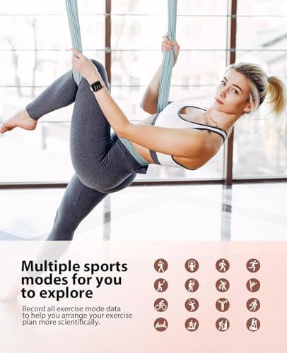 EarlySincere Smart Watch for Women with Bluetooth Call,Activity Fitness Tracker 2.06" HD Full Touch Screen with Heart Rate/Blood Oxygen/Sleep Monitor,IP68 Waterproof,Smartwatch for iOS Android - Image 5