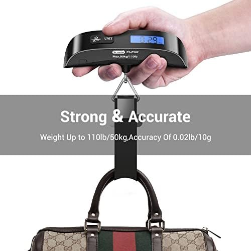 Dr.meter PS02 Luggage Scale, Black+Blue - Image 5