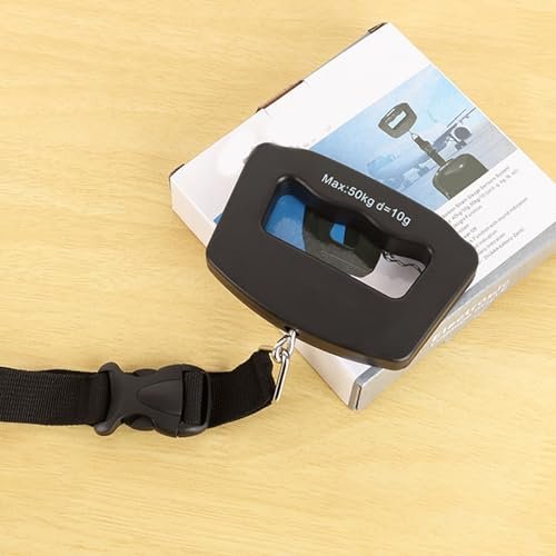 Travel Essentials,Travel Accessories,Digital Luggage Scale Portable Suitcase Weighing Scale 110lb/50kg Portable Handheld Suitcase Weight Scale with Hook - Image 5