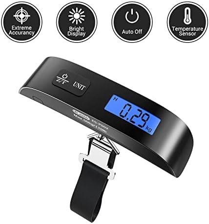 Dr.meter PS02 Luggage Scale, Black+Blue - Image 2